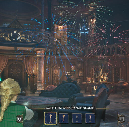 Static Fireworks conjure